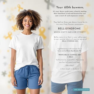 Down Syndrome Awareness T-Shirt Mockup