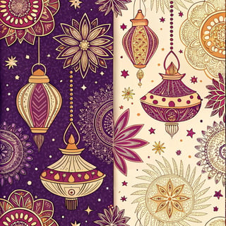 Seamless Diwali Celebration Wrap