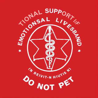 Emotional Support Husband Emblem
