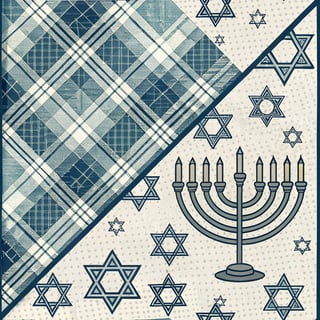 Seamless Hanukkah Wrap Design