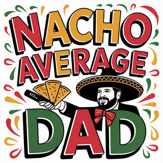 Nacho Average Dad Clipart