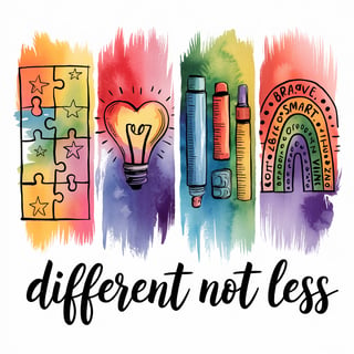 Watercolor Collage with Affirmations