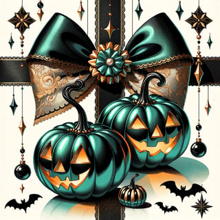 Mid-Century Modern Halloween Pumpkins