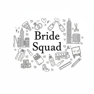 Bride Squad Chicago Bachelorette Design