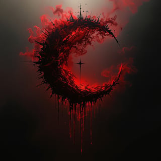 Abstract Gothic Rock Album Cover