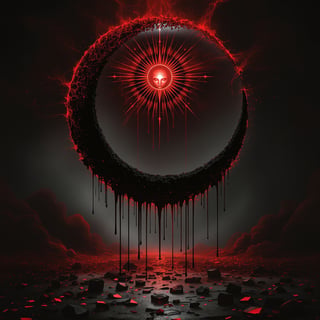 Abstract Gothic Rock Album Cover