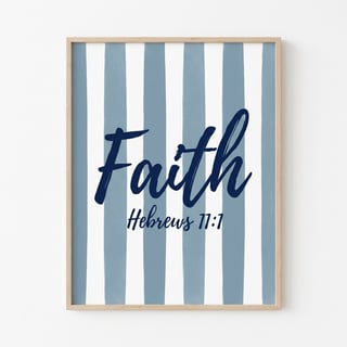 Faith Scripture Typography Design