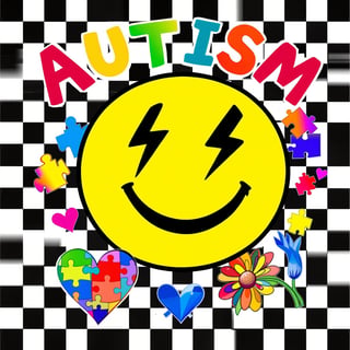 Colorful Autism Awareness Design