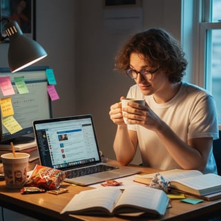 College Student Lifestyle Mockup