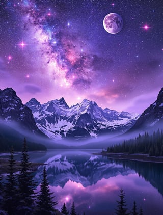 Surreal Landscape of Glacier National Park