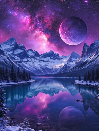 Surreal Landscape of Glacier National Park