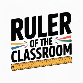Ruler of the Classroom Typography