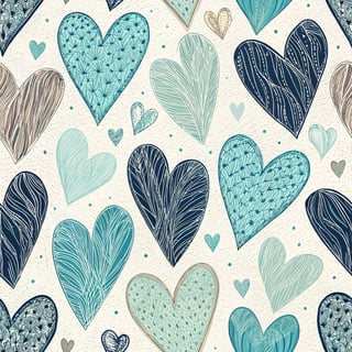 Doodle-Style Heart Sketches