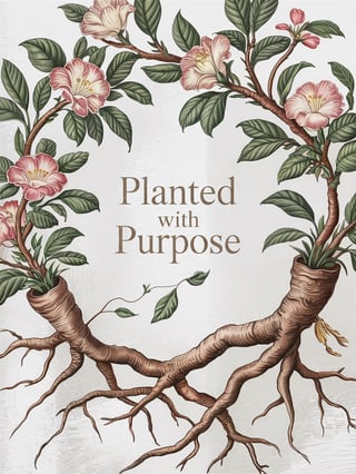 Botanical Chinoiserie T-Shirt Design