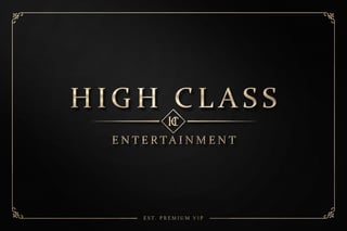 Luxury Logo for High Class Entertainment