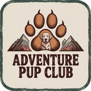 Vintage Adventure Pup Club Badge