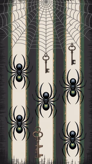 Vintage Haunted Manor Wallpaper