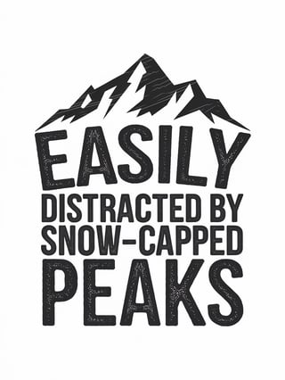 Easily Distracted T-Shirt Design