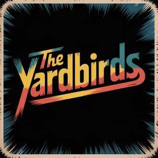 Vintage Yardbirds Band Cover Design