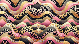 Layered Leopard Pattern Design