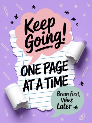 Motivational Handwritten Digital Stickers