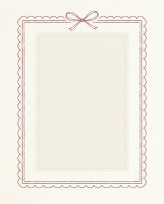 Scalloped Dotted Card Frame