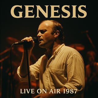 Phil Collins Genesis Live CD Cover 1987