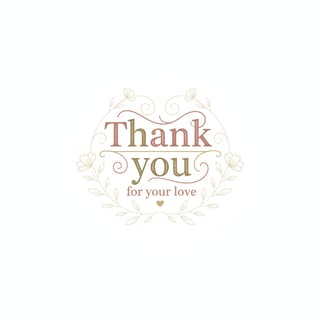 Timeless Valentine Thank You Design