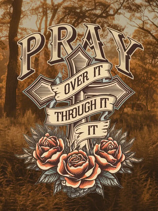 Vintage Christian Tattoo T-Shirt Design