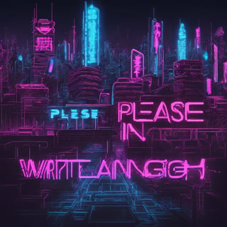 Neon Cyberpunk T-Shirt Design