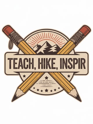 Vintage Adventure Badge Design