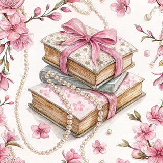 Elegant Vintage Book Pattern