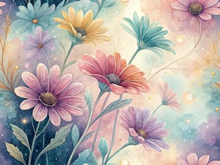 Vibrant Floral Seamless Pattern