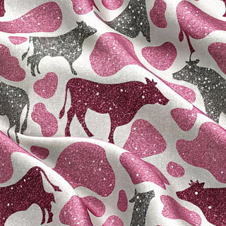 Luxury Neon Pink Cow Print Design