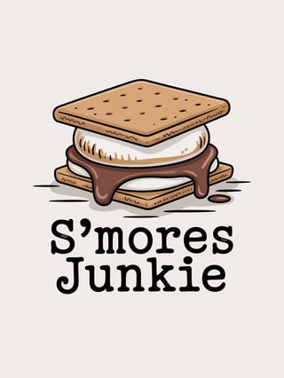 Minimalist S'mores Graphic Tee