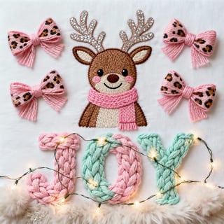 Christmas Reindeer Embroidery Design