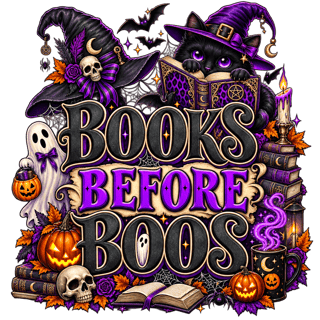 Books Before Boos Gothic Halloween Tee