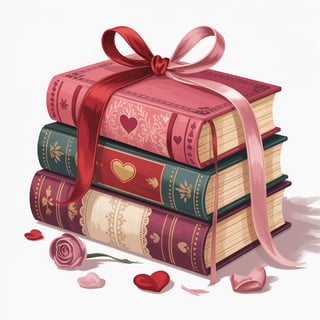 Vintage Romance Novel Tower Illustration