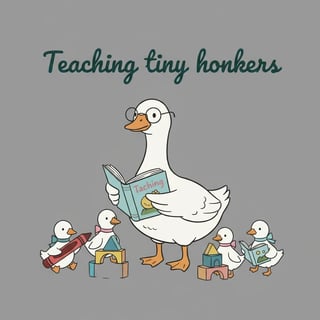 Preschool Teacher Goose Design