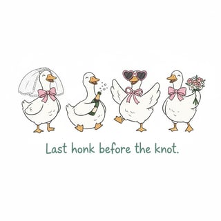 Bachelorette Party Goose Design
