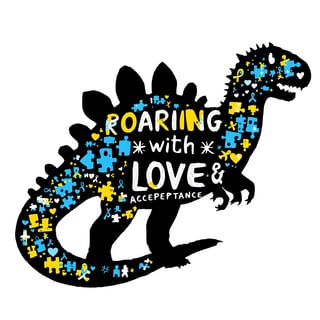 Dinosaur Puzzle Collage Graphic