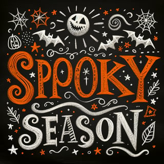 Hand-Drawn Spooky Halloween Design