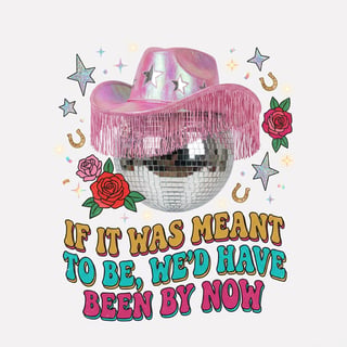 Trendy Disco Cowgirl Design