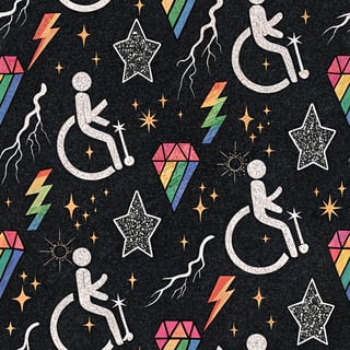 Edgy Disability Pride Design