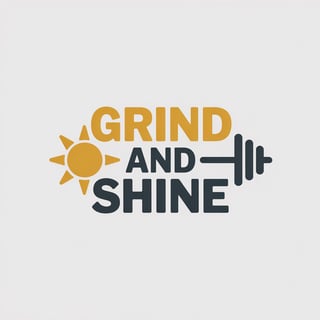 Grind and Shine Icon Badge