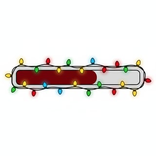 Festive Progress Bar Vector