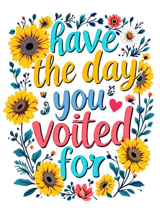 Bohemian Voter T-Shirt Design