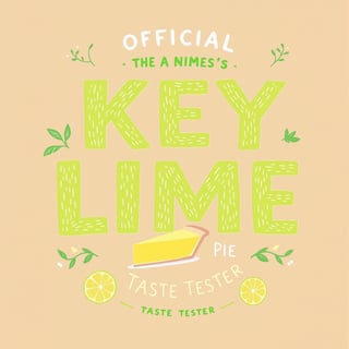 Key Lime Pie Taste Tester Design
