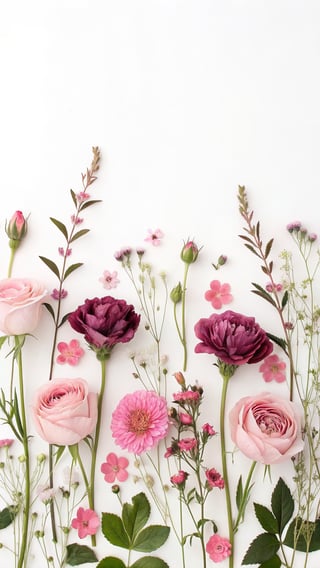 Vivid Wildflowers Illustration