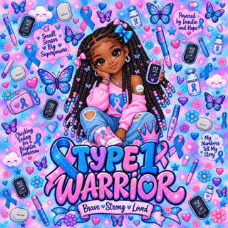 Type 1 Diabetes Kids Blanket Design